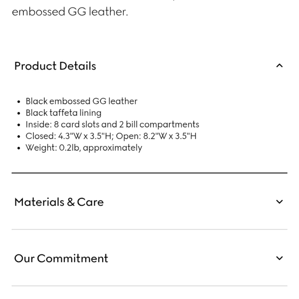 Gucci Black Leather Wallet - Picture 10 of 11